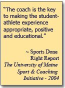 Quote from Sports Done Right Report